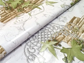 картинка Клеенка ПВХ на тканевой основе "ГЛЯНЕЦ" 0,26мм*1,37*20м, мод.STS5372-1 — Великий Путь